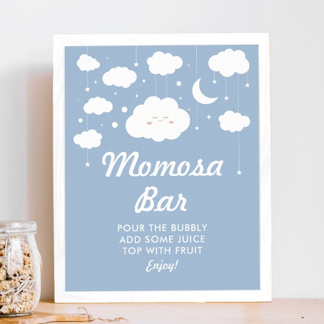 Póster Nube Azul 9 Baby Shower Momosa (Subido por el creador)