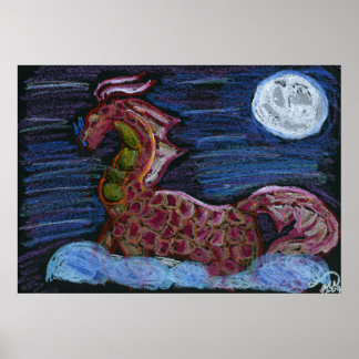 Póster Nube de dragón