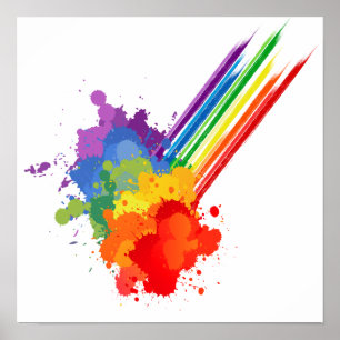 PÓSTER NUBE DEL ARCO IRIS - .PNG