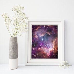 Póster Nube Pequeña Magallánica Púrpura
