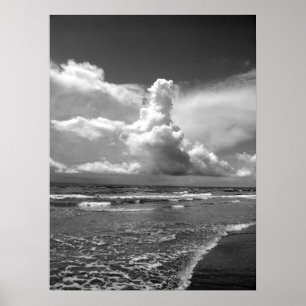 Póster Nube sobre Palm Beach