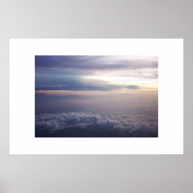 Póster Nube y cielo II (Frente)