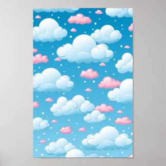 Póster Nubes