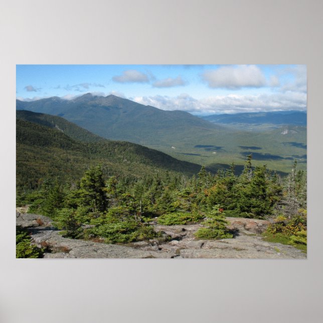Póster Nubes de 12 x 18 sobre el Gran Bosque del Norte (Frente)