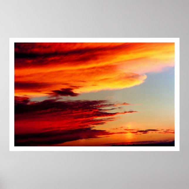 PÓSTER NUBES DE FUEGO (Frente)