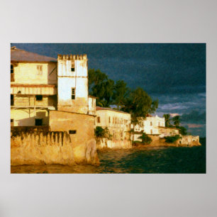 Póster Nubes de tormenta de Zanzíbar