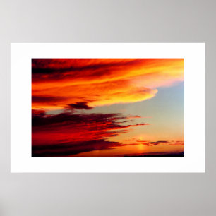 PÓSTER NUBES DEL FUEGO