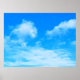 Póster Nubes En El Cielo Azul De Ottawa. ¡Hazte con una e