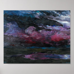 Póster Nubes errantes de mal tiempo   Emil Nolde  