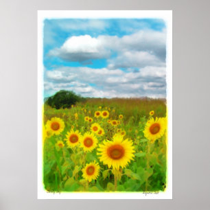 Póster Nubes hoy, poster