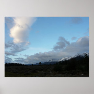 Póster Nubes matutinas en el Parque Nacional Grand Teton