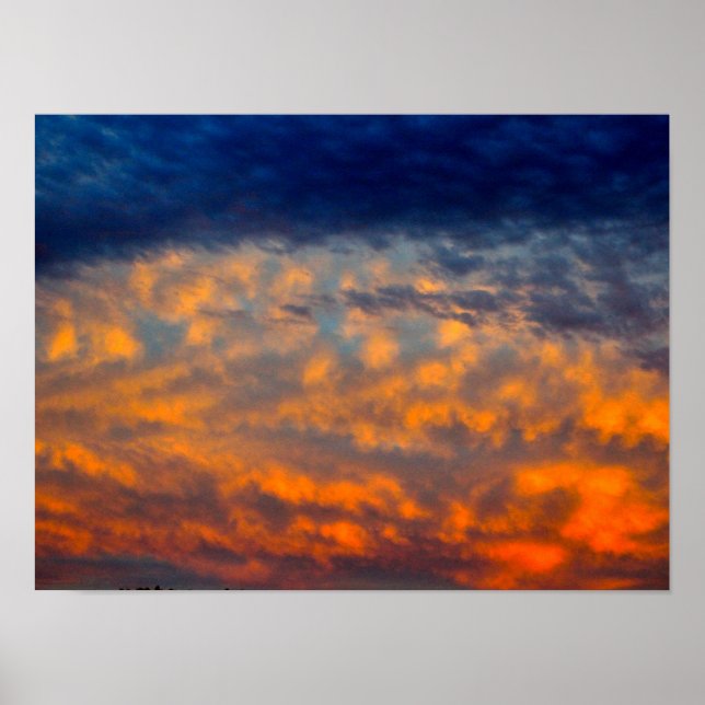 Póster Nubes nocturnas en el poster de Utah (Frente)