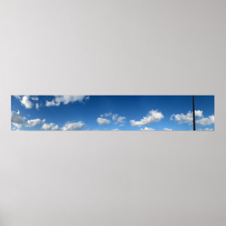 Póster Nubes Panorámicas