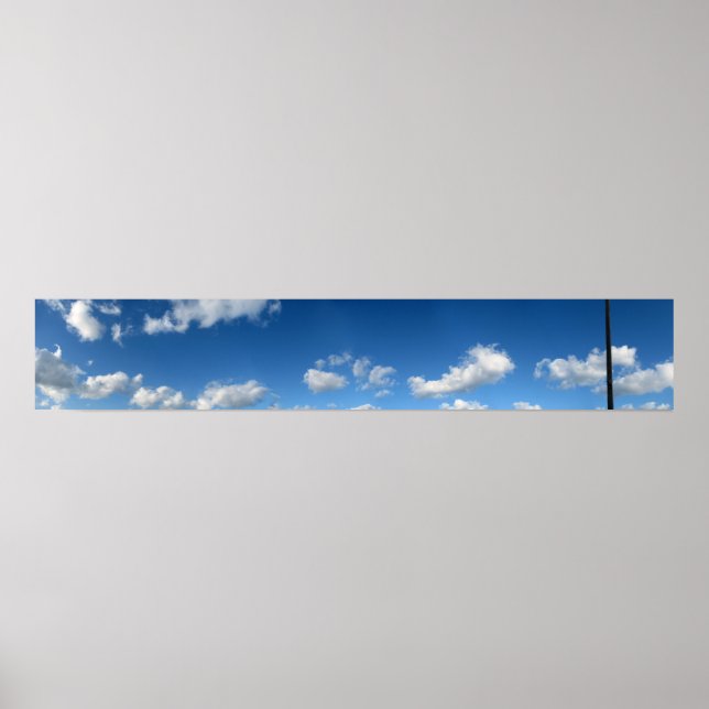 Póster Nubes Panorámicas (Frente)