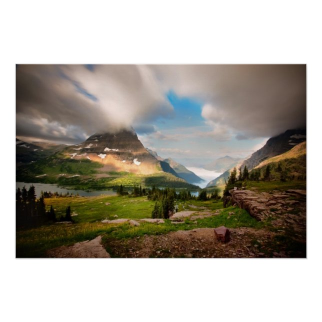 Póster Nubes que barran las montañas (Anverso)