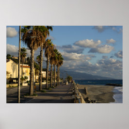 Póster Nubes Sobre El Mar