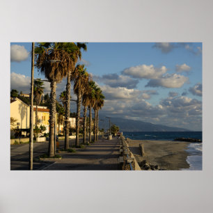 Póster Nubes Sobre El Mar