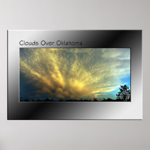 Póster Nubes sobre Oklahoma