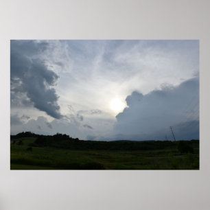 Póster Nubes tormentosas