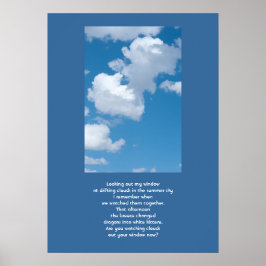 Póster Nubes y cielo