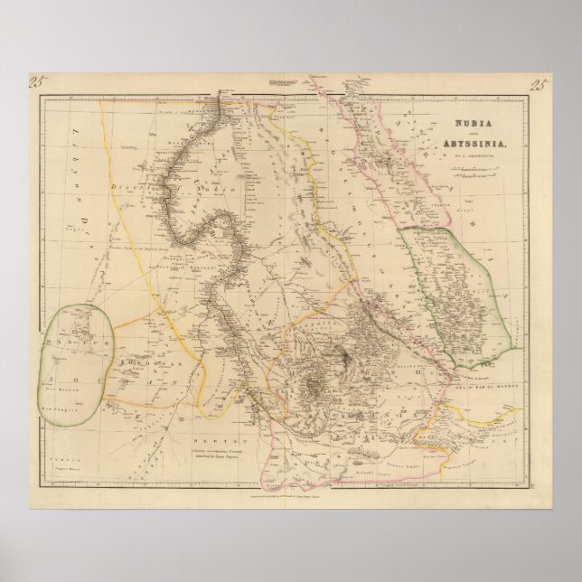 Póster Nubia, Abisinia 2 (Frente)