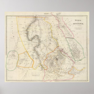 Póster Nubia y Abisinia