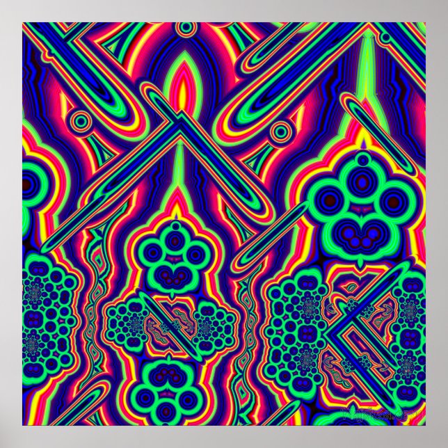 Póster "nublamiento de la conciencia" (Frente)