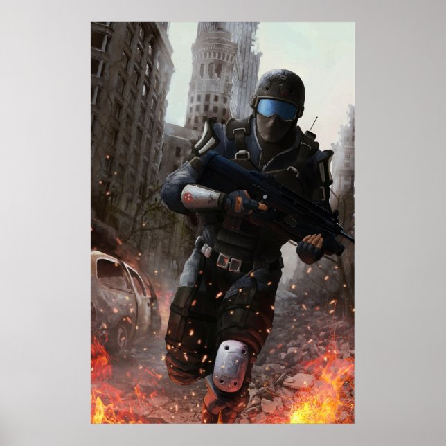 Póster Nuclear Dawn - CT Assault (Frente)