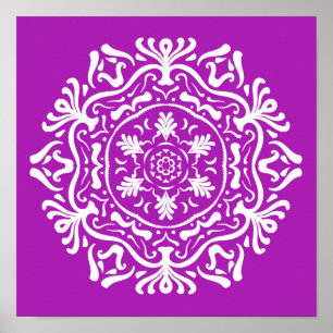 Póster Nudibranch Mandala