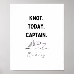 Póster Nudo Hoy Traje Del Capitán Crucero Berkeley Califo