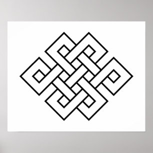 Póster Nudo místico - B&W 1