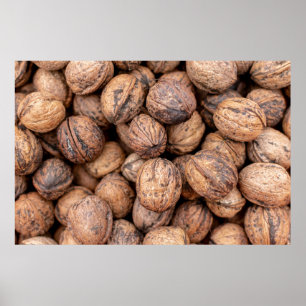 Póster Nueces de cajú marrón