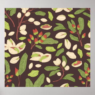 Póster Nueces de Pistachio: sin manchas negras.