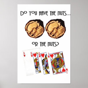 Póster Nueces del póker
