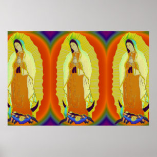 Póster nuestra dama de guadalupe