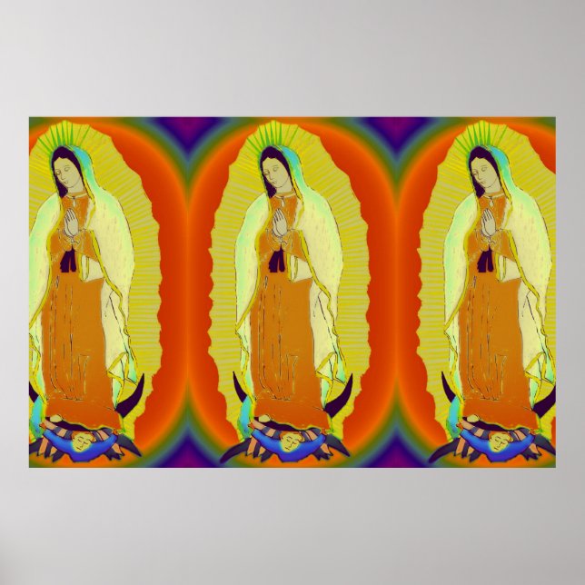 Póster nuestra dama de guadalupe (Frente)