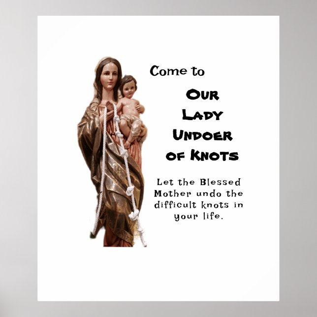 Póster Nuestra dama de los nudos (Frente)