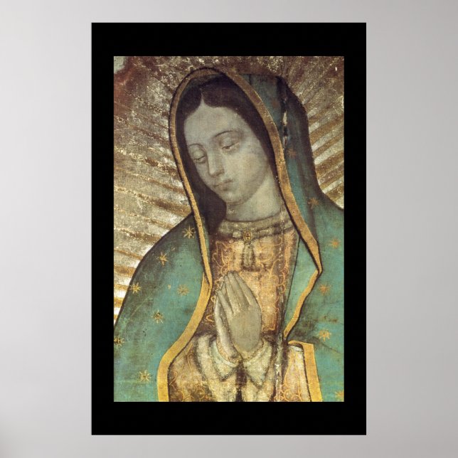 PÓSTER NUESTRA MADRE DE GUADALUPE. (Frente)