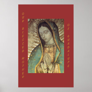 PÓSTER NUESTRA MADRE DE GUADALUPE.