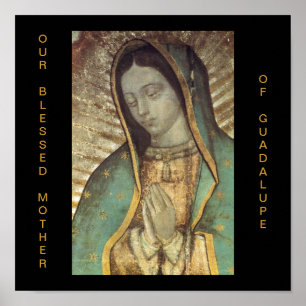PÓSTER NUESTRA MADRE DE GUADALUPE.