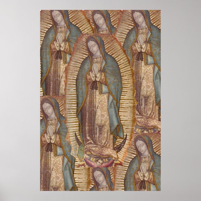 PÓSTER NUESTRA MADRE DE GUADALUPE (XTRA LRG 40X60) (Frente)