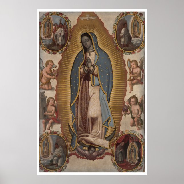 PÓSTER NUESTRA MADRE DE GUADALUPE (XTRA LRG 40X60) (Frente)