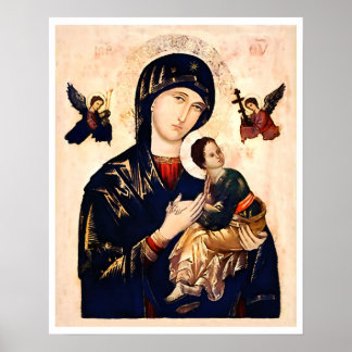 Póster Nuestra madre de la ayuda perpetua