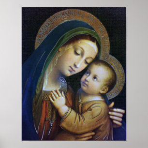 PÓSTER NUESTRA MUJER DE BUENA IMAGEN DEVOCIONAL DE ABOGAD