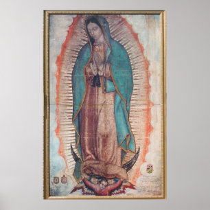 Póster NUESTRA MUJER DE GUADALUPE 30 x 45