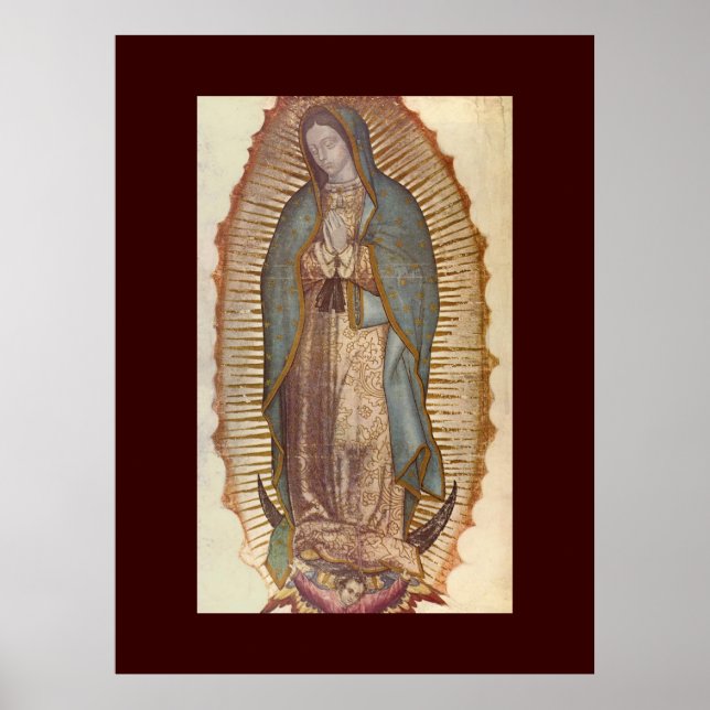PÓSTER NUESTRA MUJER DE GUADALUPE (EXTRA GRAN 40X53) (Frente)