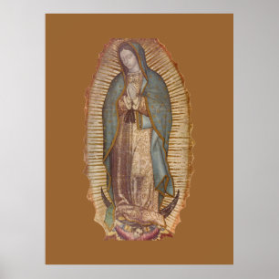 PÓSTER NUESTRA MUJER DE GUADALUPE (EXTRA GRAN 40X53)