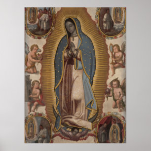 PÓSTER NUESTRA MUJER DE GUADALUPE (EXTRA GRAN 40X53)