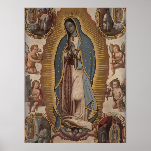 PÓSTER NUESTRA MUJER DE GUADALUPE (EXTRA GRAN 40X53) (Frente)