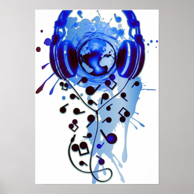 Póster Nuestra música (Frente)